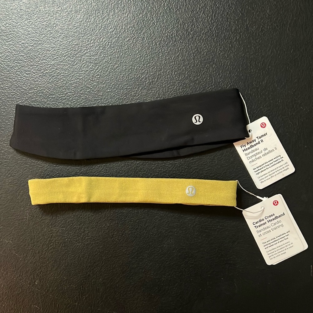 2 lululemon headbands bundle